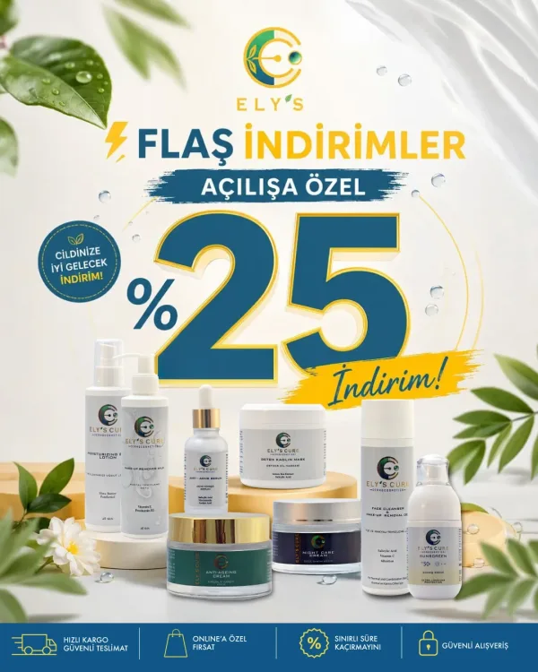 Açılışa Özel Tüm ürünlerde %25 İndirim